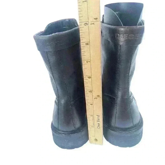 DIESEL UNPLAGGED Men's Brown Leather Boots Casual, Ankle Size US 11.5 EUR 45 - Picture 11 of 14